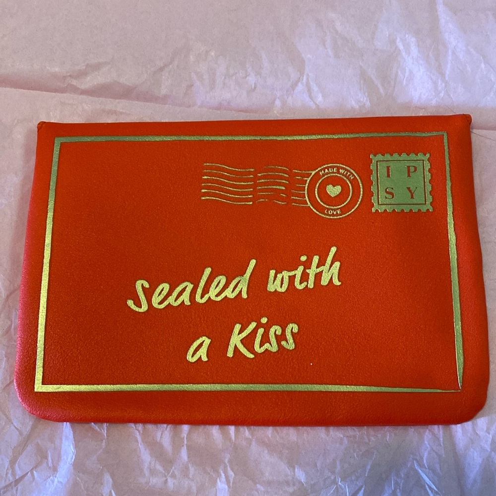 IPSY glam bag February 2021 send love red bag